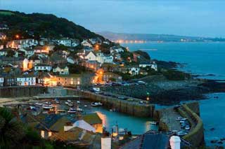 Mousehole Harbour at Dusk